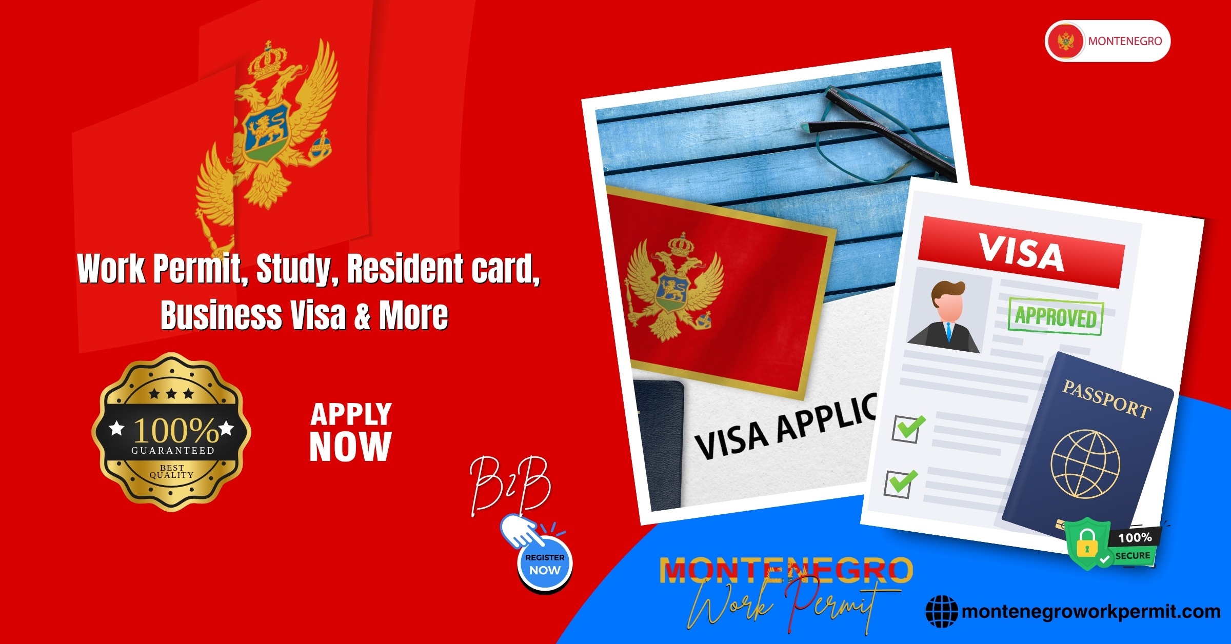 Montenegro Work Permit Visa and Business Resident Visa Requirements for Bahamian Citizens